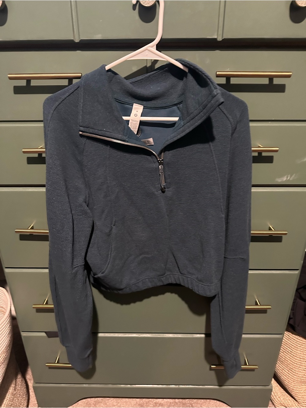 Lululemon Half zip Waffle Scuba